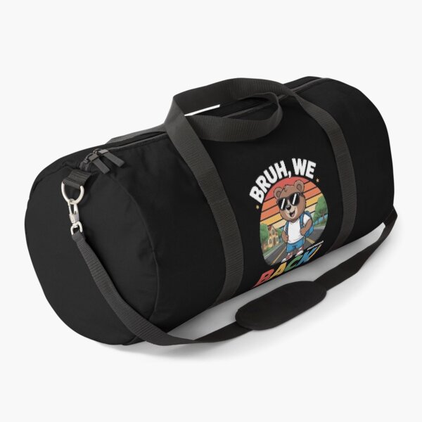 Item preview, Bear Student Wearing Backpack Books Bruh We Back To School designed and sold by August4Laughs25.