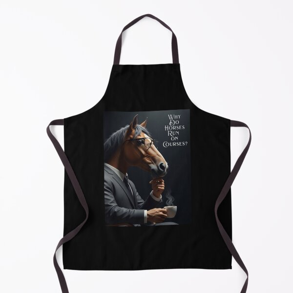Item preview, Philosophical Horse with Coffee: “Why Do Horses Run on Courses?” designed and sold by OLOstudio.
