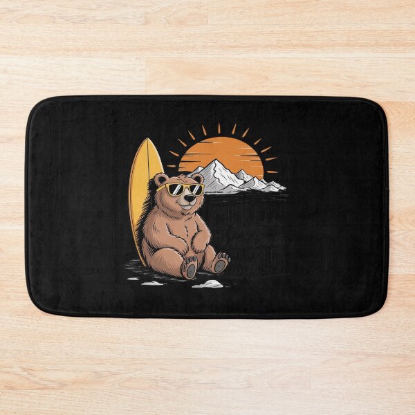 Item preview, Bear Surfing Sunset Chillin West Wild Adventure California designed and sold by August4Laughs25.