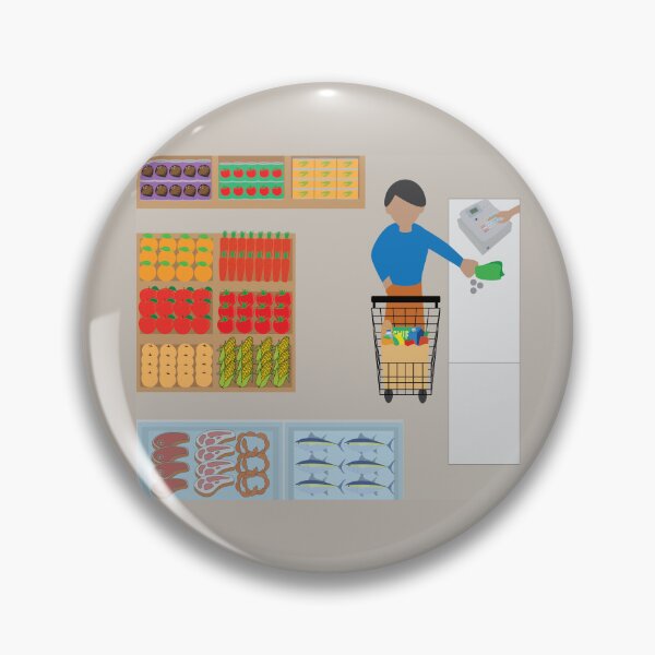 Item preview, Shopper from a Grocery Store designed and sold by ROSE ANN BANILAR.