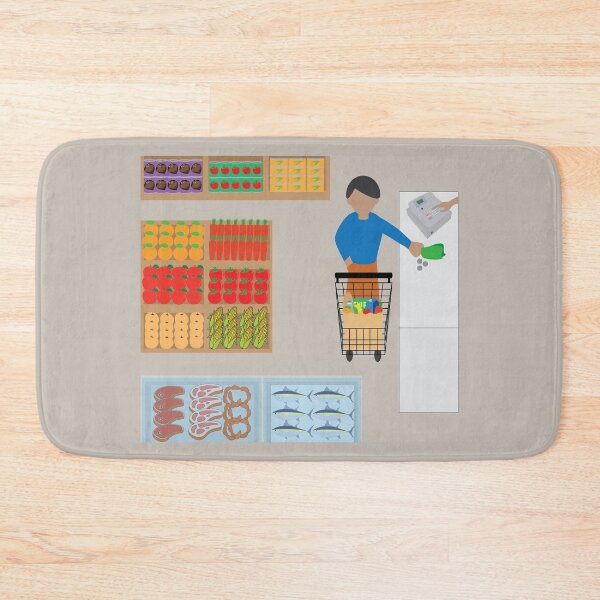 Item preview, Shopper from a Grocery Store designed and sold by ROSE ANN BANILAR.