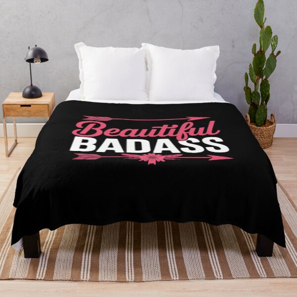 Item preview, Beautiful Badass Tee  Women Empowerment Pink designed and sold by August4Laughs25.