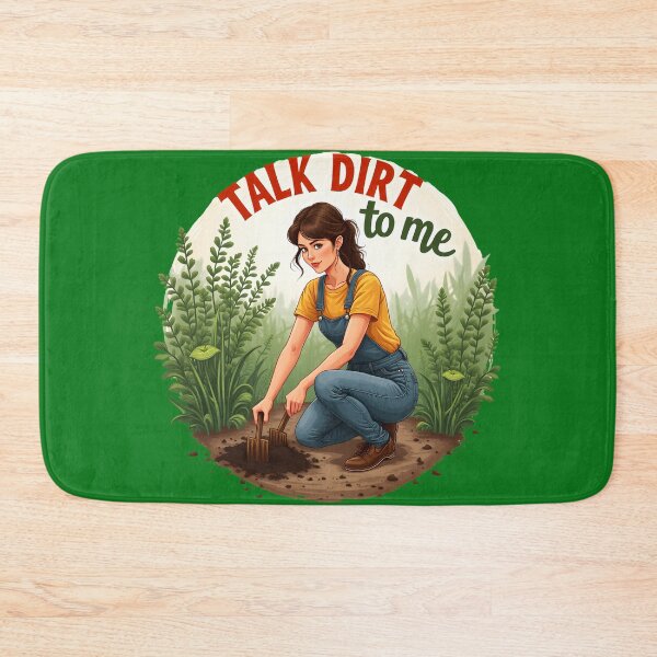 Item preview, A woman digging in a vegetable garden designed and sold by BDLdesigns.