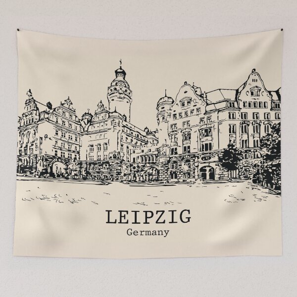Item preview, Leipzig - Germany designed and sold by Lakeric Cityscapes.
