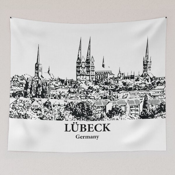 Item preview, Luebeck - Germany designed and sold by Lakeric Cityscapes.