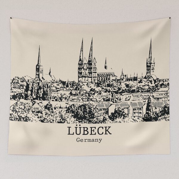 Item preview, Luebeck - Germany designed and sold by Lakeric Cityscapes.