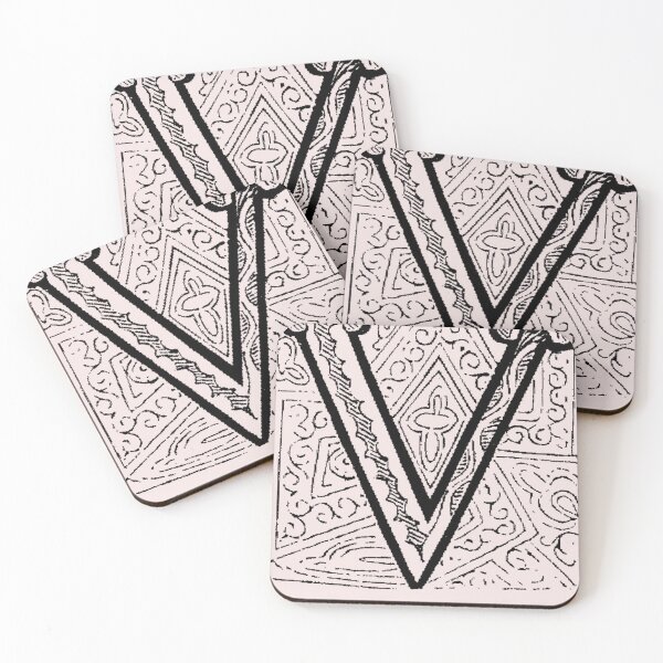 Item preview, Beveled-Alphabet-Letter-V designed and sold by ArnulfKessl.