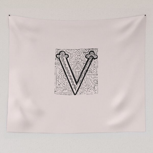 Item preview, Beveled-Alphabet-Letter-V designed and sold by ArnulfKessl.