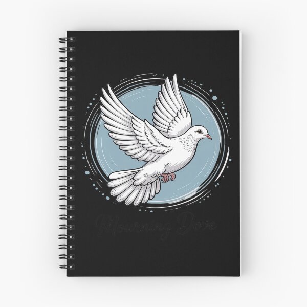 Item preview, Beautiful Flying Peaceful White Mourning Dove Bird designed and sold by August4Laughs25.