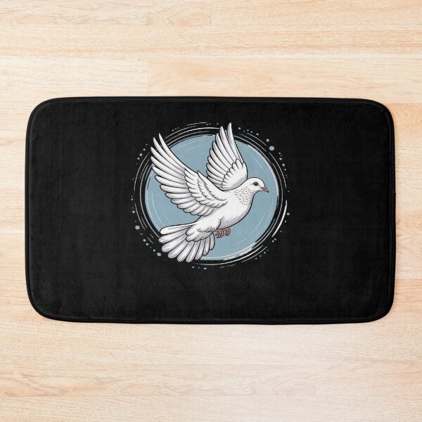 Item preview, Beautiful Flying Peaceful White Mourning Dove Bird designed and sold by August4Laughs25.