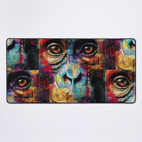 Item preview, Colorful Primate Portrait designed and sold by Savannah Gibbs.