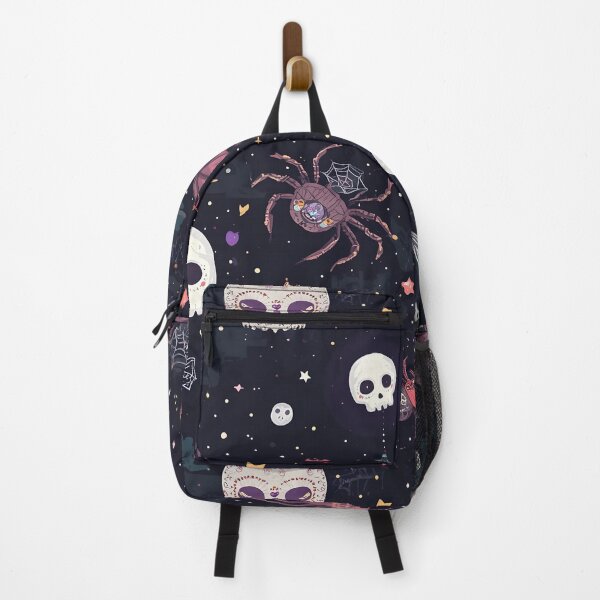 Item preview, Dark Whimsical Halloween: Spooky Night Sky Pattern designed and sold by MoonlitDoodles1.