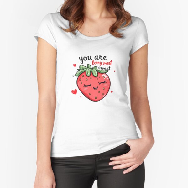 Item preview, You Are Berry Cute - Funny Strawberry Pun designed and sold by ShirtHatch.