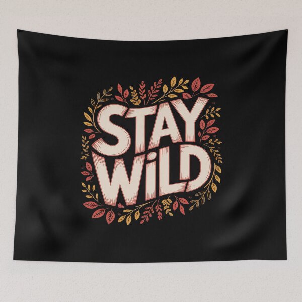 Item preview, Beautiful Stay Wild Logo designed and sold by August4Laughs25.