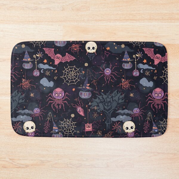 Item preview, Neo-Gothic Halloween: Spider and Skull Chaos Pattern designed and sold by MoonlitDoodles1.