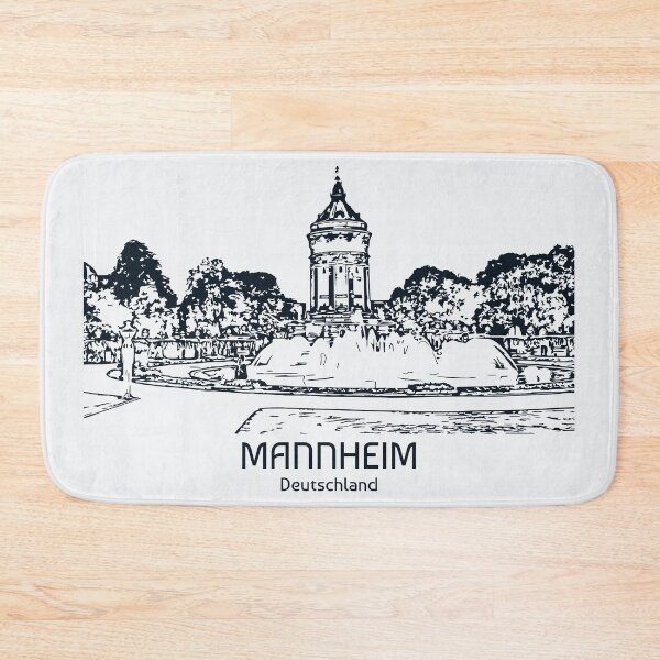 Item preview, Mannheim - Deutschland designed and sold by Lakeric Cityscapes.