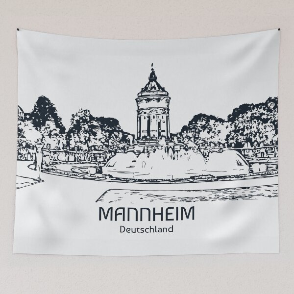 Item preview, Mannheim - Deutschland designed and sold by Lakeric Cityscapes.
