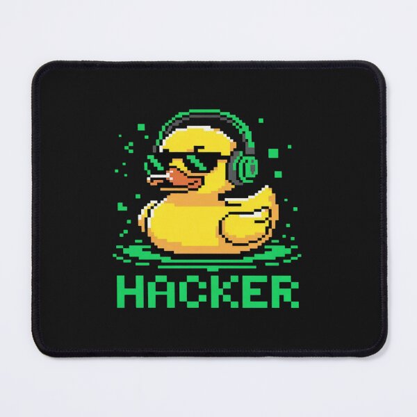 Item preview, Hacker Cyber Security Pixel Art Duck Hacking Programmer designed and sold by ChristopherMil6.