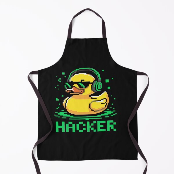 Item preview, Hacker Cyber Security Pixel Art Duck Hacking Programmer designed and sold by ChristopherMil6.