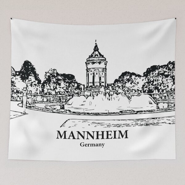 Item preview, Mannheim - Germany designed and sold by Lakeric Cityscapes.