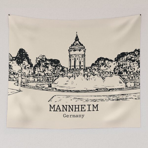 Item preview, Mannheim - Germany designed and sold by Lakeric Cityscapes.