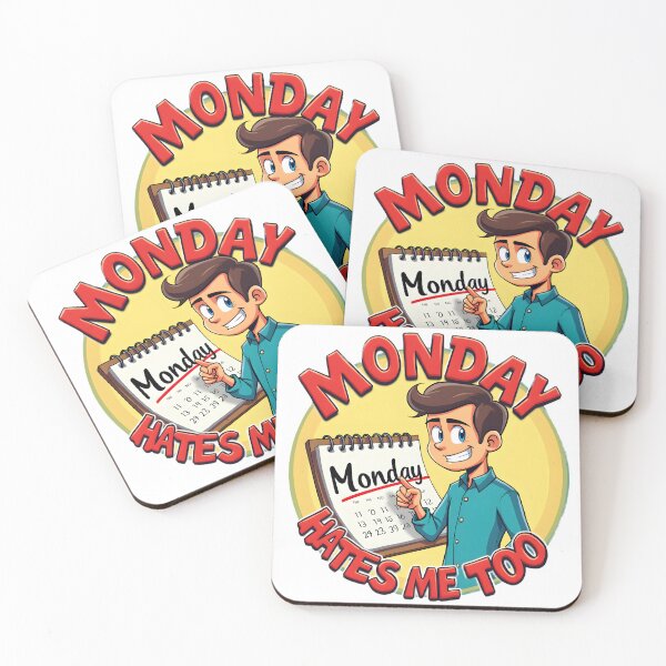 Item preview, A Man crossing out Monday on a calendar designed and sold by BDLdesigns.