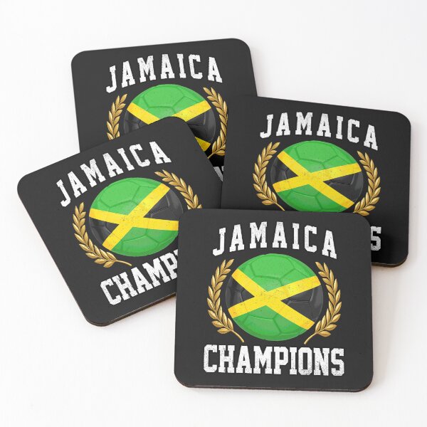 Item preview, SOCCER BALL FLAG CHAMPIONS - JAMAICA - Fans and Teams for Men and Women T-shirt designed and sold by wallsandpatts.