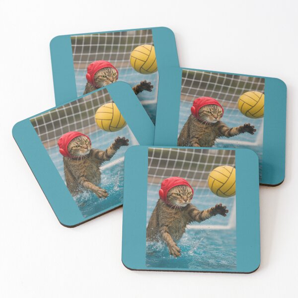 Item preview, Grouchy Cat is Good Water Polo Goalie designed and sold by Tridentulus.