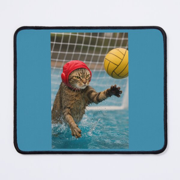 Item preview, Grouchy Cat is Good Water Polo Goalie designed and sold by Tridentulus.
