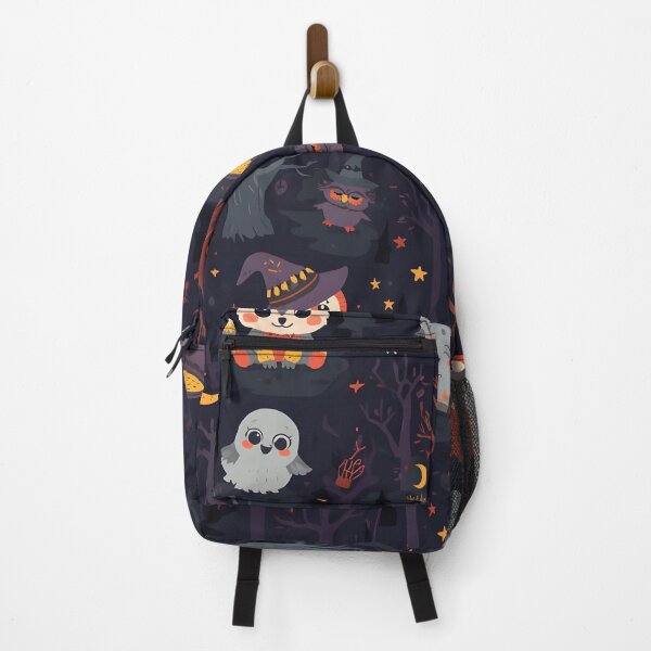 Item preview, Spooky Woodland Critters: Cute Forest Halloween Pattern designed and sold by MoonlitDoodles1.