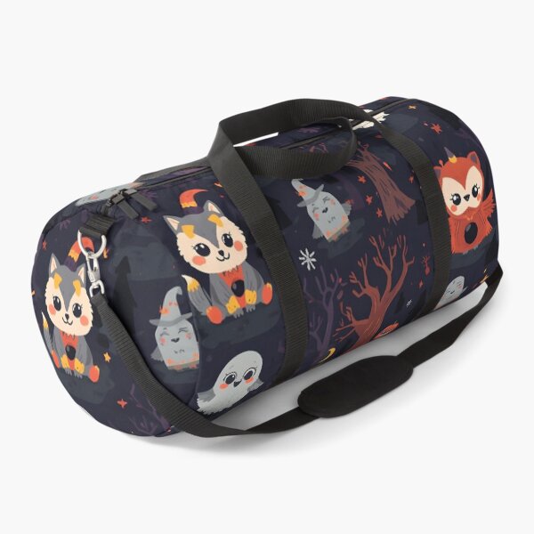 Item preview, Spooky Woodland Critters: Cute Forest Halloween Pattern designed and sold by MoonlitDoodles1.