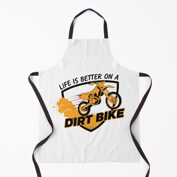 Item preview, Life Is Better On A Dirt Bike Logo Silhouette Motocross Enduro Orange Minimalist designed and sold by DibuHumor.
