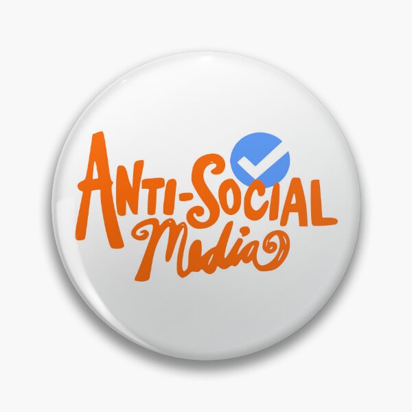 Item preview, Anti Social Media Icon Tee designed and sold by DNC1134.
