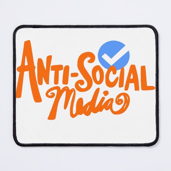 Item preview, Anti Social Media Icon Tee designed and sold by DNC1134.