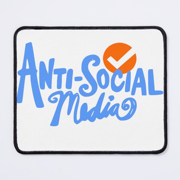 Item preview, Anti Social Media Icon Tee designed and sold by DNC1134.