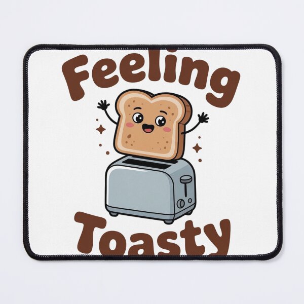 Item preview, Feeling Toasty - Cute Bread Toast Character designed and sold by ShirtHatch.