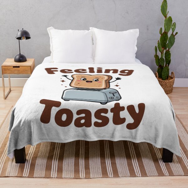 Item preview, Feeling Toasty - Cute Bread Toast Character designed and sold by ShirtHatch.