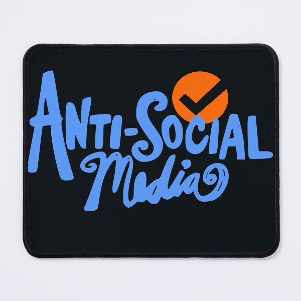 Item preview, Anti Social Media Icon Tee designed and sold by DNC1134.