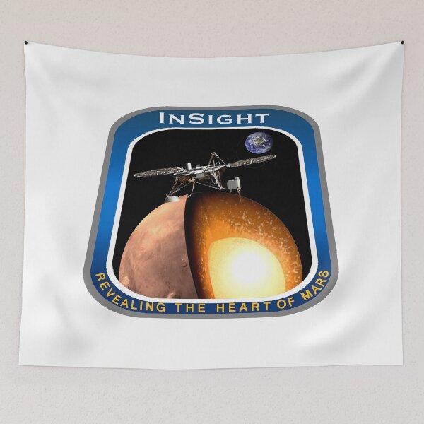 Item preview, InSight Mission Badge designed and sold by Nikki SpaceStuffPlus.