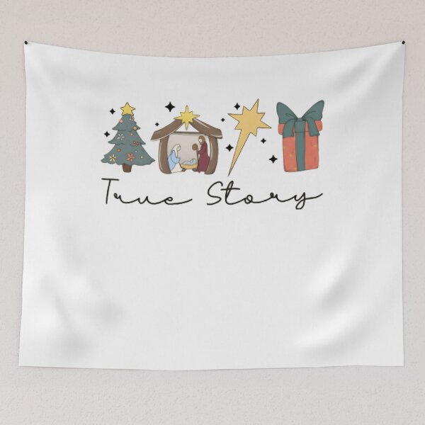 Item preview, That faith stories this love, of sharing. struggling. hope spirit to brings reflecting often meaningful, about are who those are and Christmas True touching and the season festive designed and sold by MiroslaWeidno.
