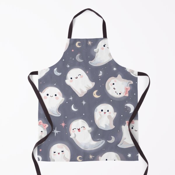 Item preview, Pastel Spooktacular: Adorable Ghost Pattern designed and sold by MoonlitDoodles1.
