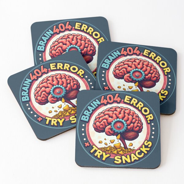 Item preview, Brain: 404 Error. Try snacks designed and sold by BDLdesigns.