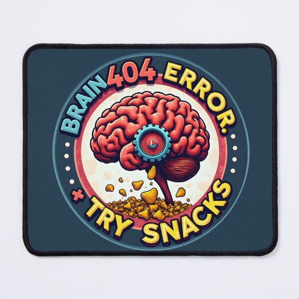 Item preview, Brain: 404 Error. Try snacks designed and sold by BDLdesigns.