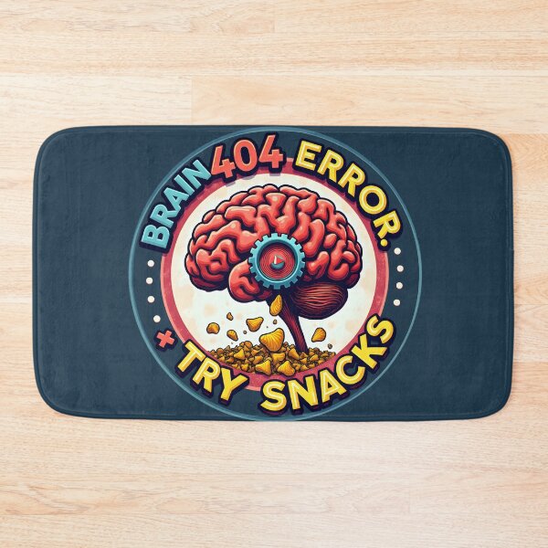 Item preview, Brain: 404 Error. Try snacks designed and sold by BDLdesigns.