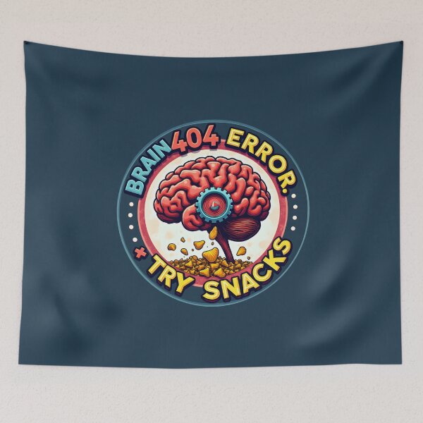 Item preview, Brain: 404 Error. Try snacks designed and sold by BDLdesigns.