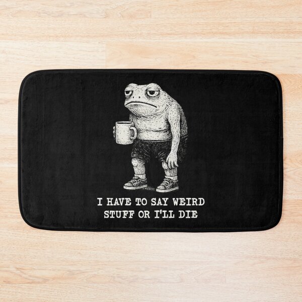 Item preview, Style Silly 90s Funny Vintage Quote Humor Frog designed and sold by JackyEstera.