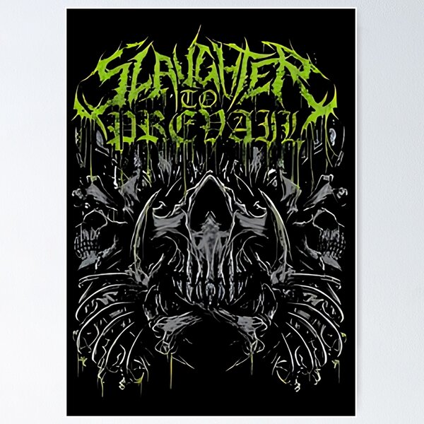 Slaughter to Prevail サイン入りポスター　デスコア　1点のみ Slaughter to Prevail サイン入りポスター デスコア 1点のみ