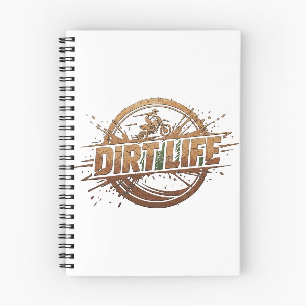 Item preview, DIRT LIFE Motocross Mud Enduro Offroad Rider Offroad Vintage Logo designed and sold by DibuHumor.
