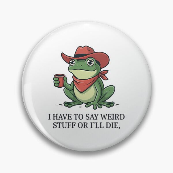 Item preview, Silly Frog Style 90s Funny Vintage Quote Humor designed and sold by JackyEstera.