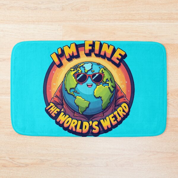 Item preview, I’m fine.  The world's  weird. designed and sold by BDLdesigns.